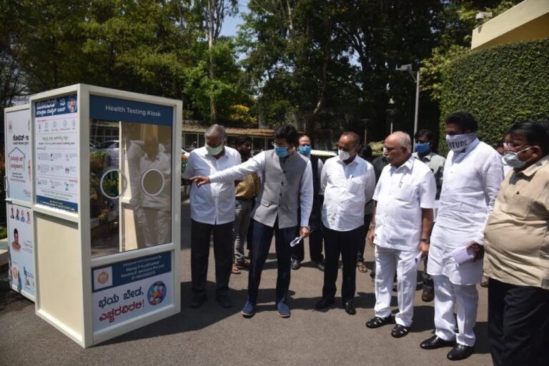 Tejasvi Surya rushes swab collection kiosk to Haj Bhavan 7 IMG-20200424-WA0083