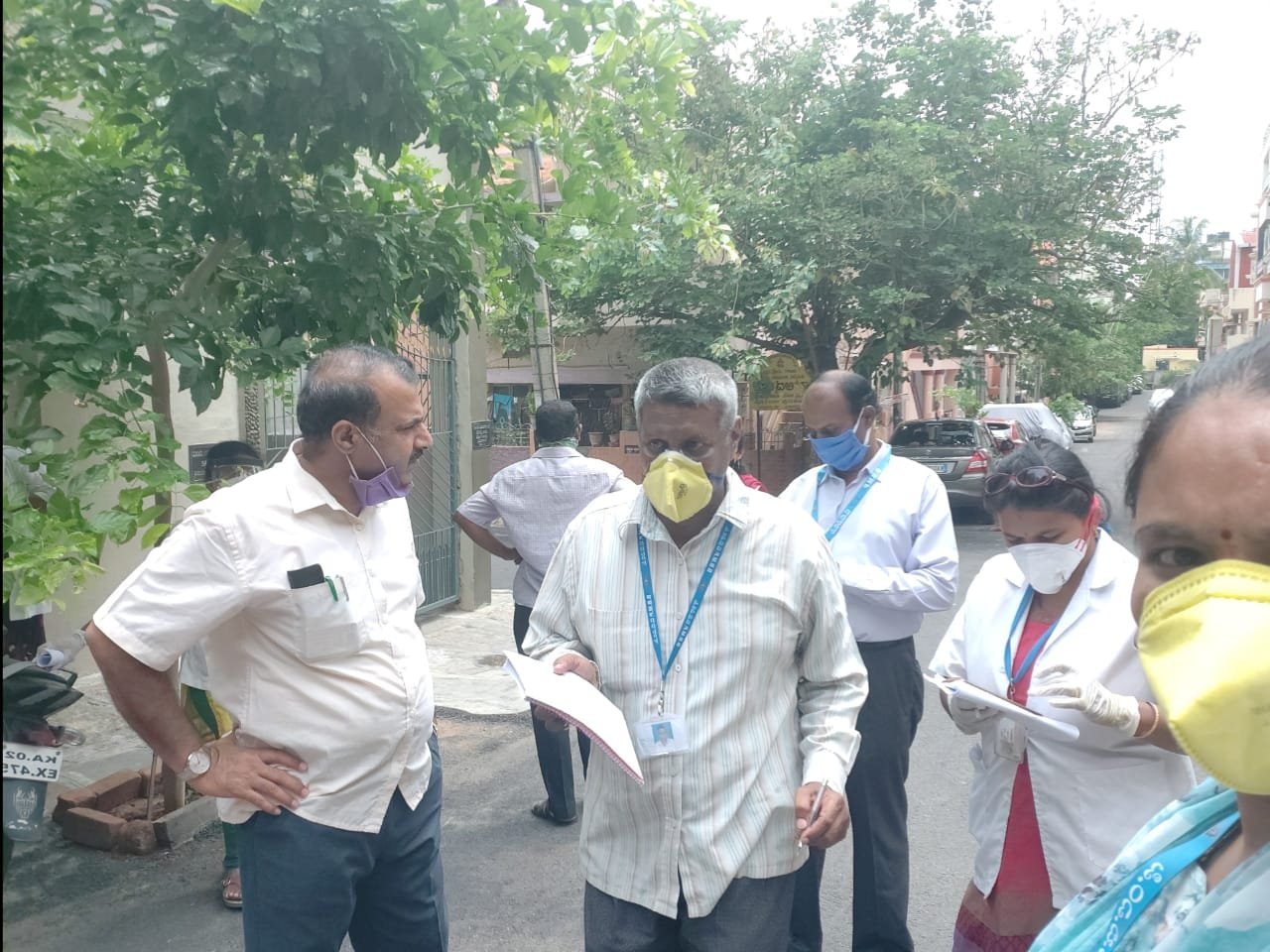 BBMP covid survey team