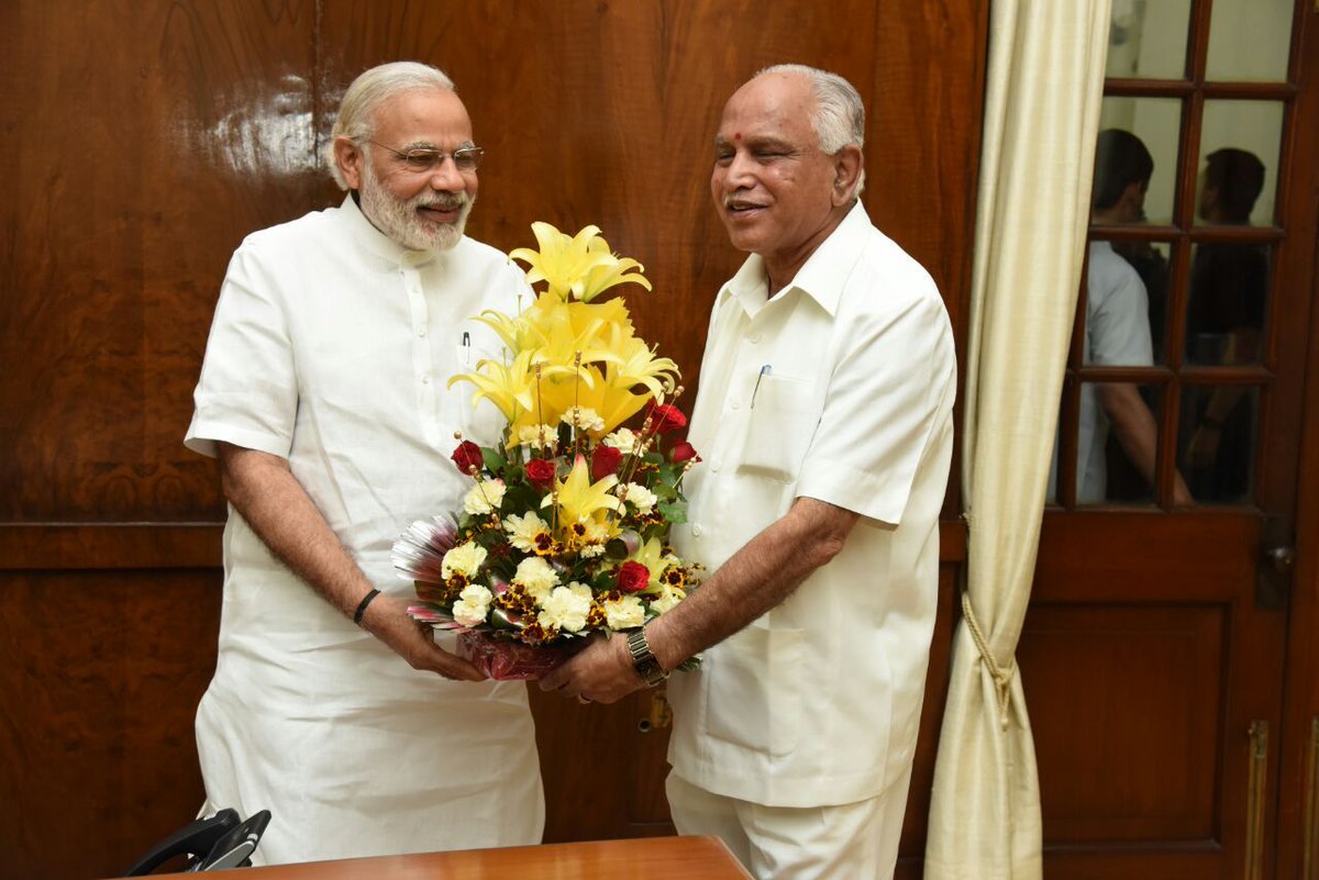 Yediyurappa will 'exchange notes' with PM on June 17 1 CM PM