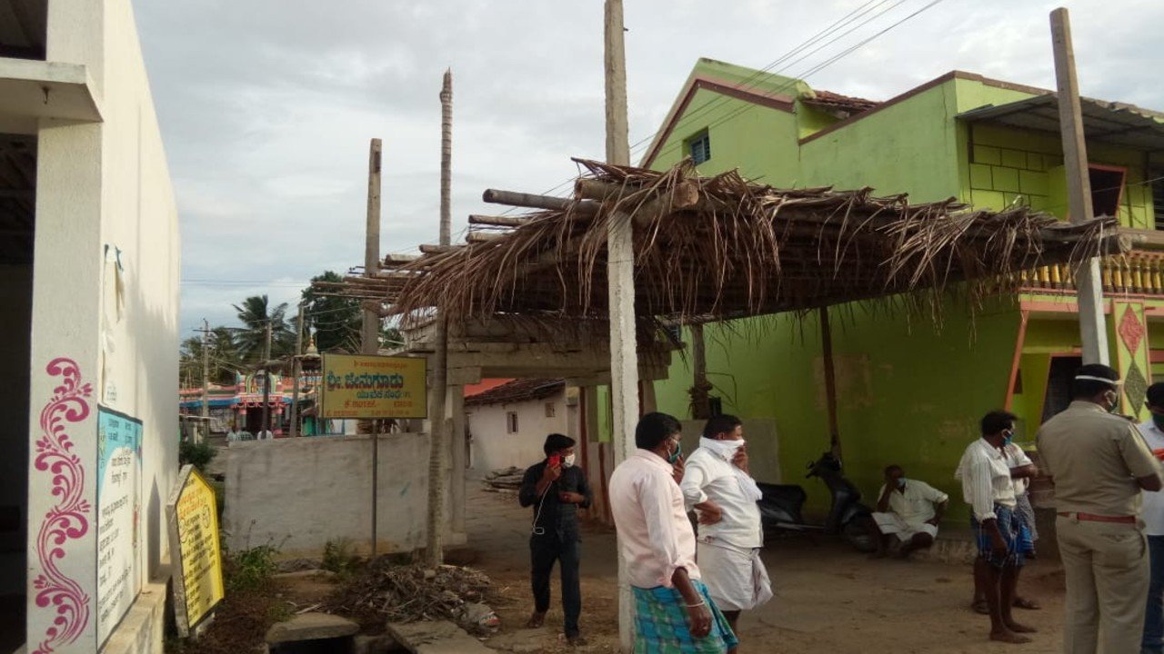 SSLC student infected, 55 contacts quarantined, village sealed 1 SSLC student infected, 55 contacts quarantined, village sealed