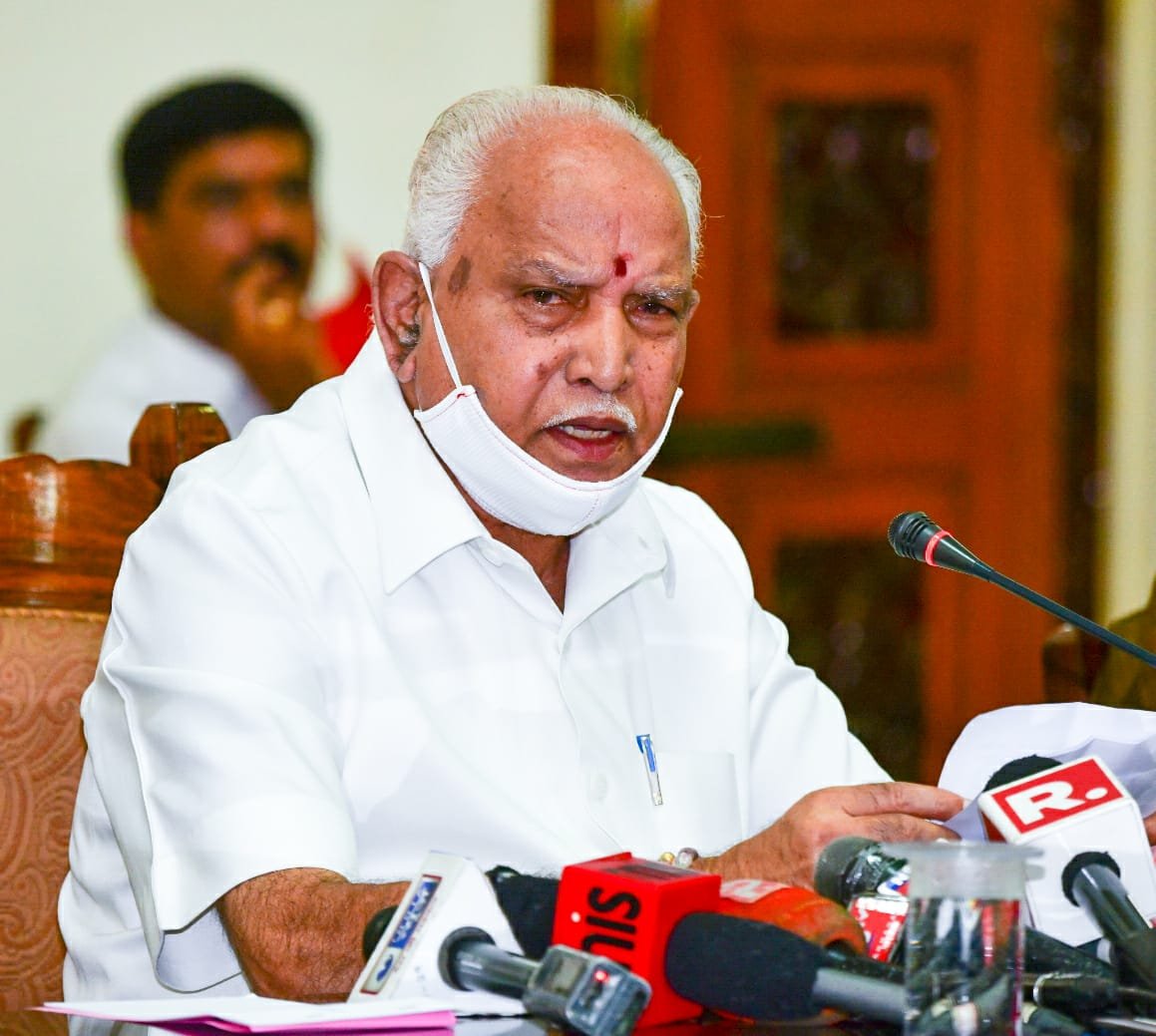 Chief Minister BS Yediyurappa