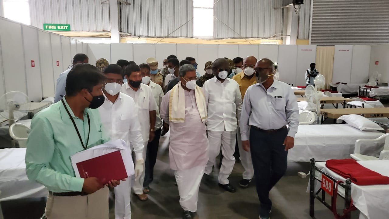 Siddaramaiah at BIEC