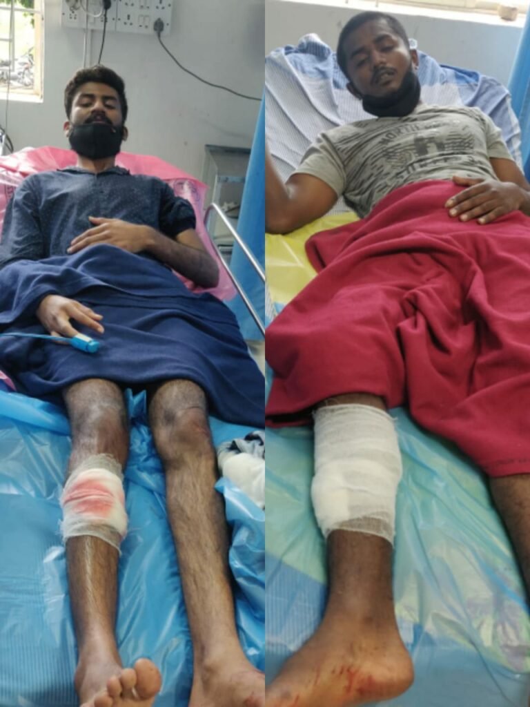 2 'supari' killers surrender after being shot in the leg 10 Cops nab 2 'supari' killers after shooting one in leg