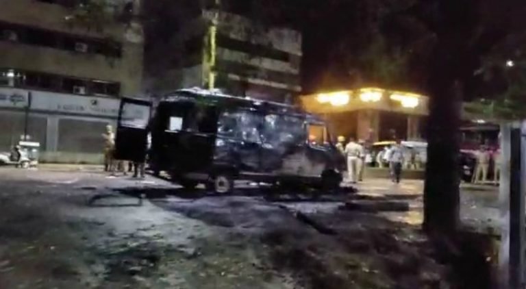 Corona patient's kin allege negligence, set ambulance ablaze 9 blg-ambulence-768x422