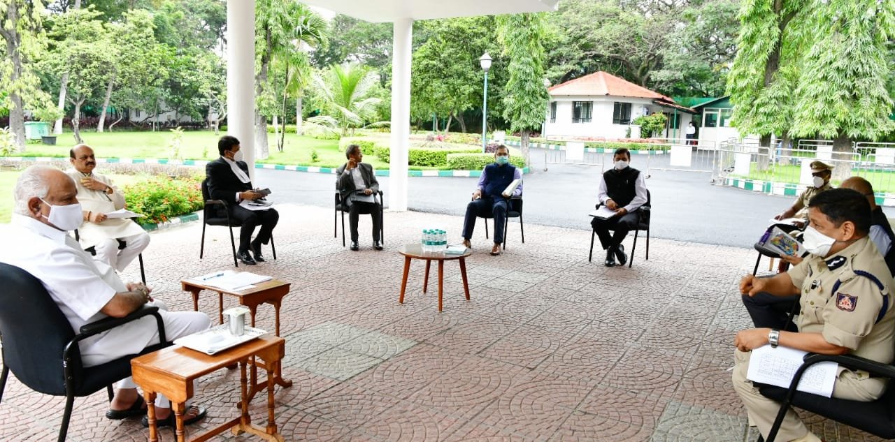 CM meeting with officers on DJ Halli and KG Halli