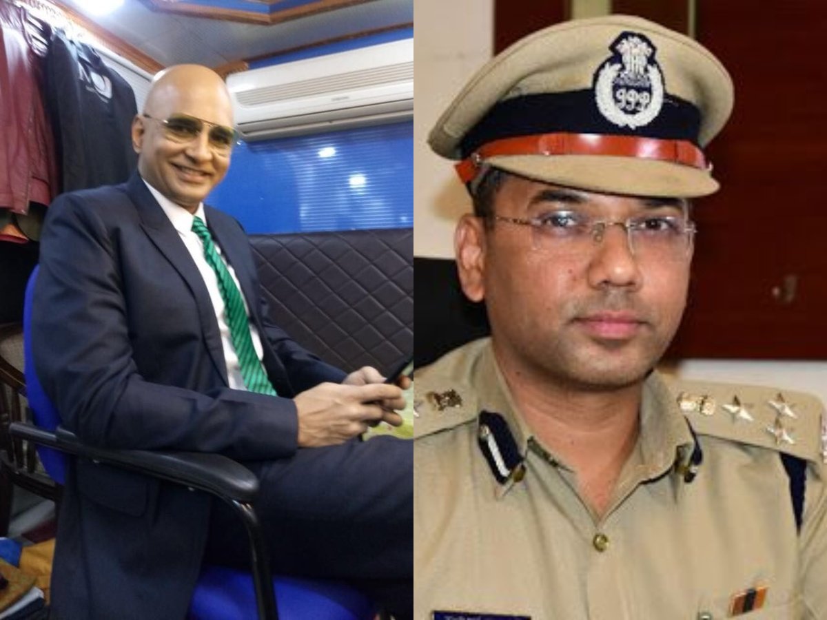 Indrajit Lankesh and IPS Sandeep Patil