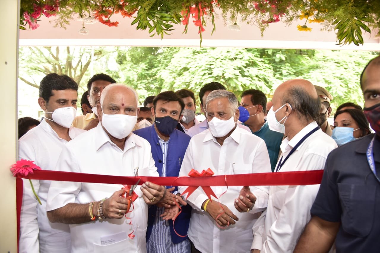 CM unveils Shivajinagar Covid hospital