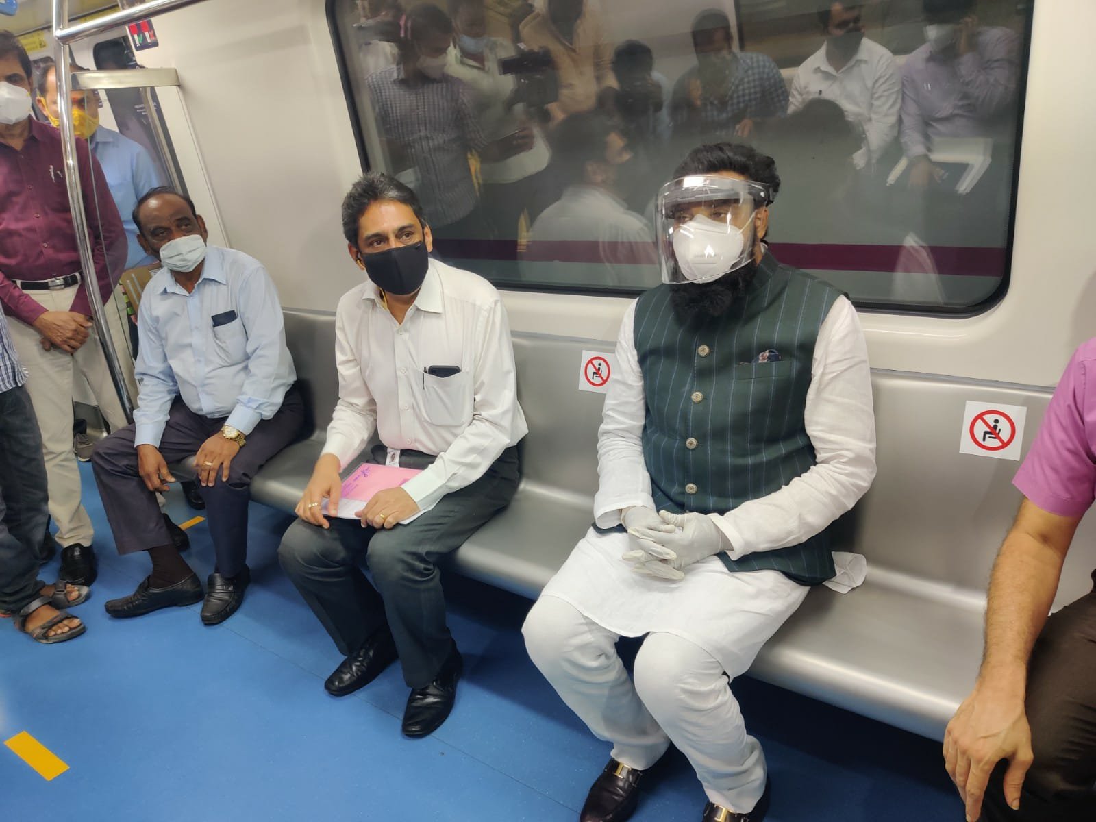 Health Minister Sriramulu checks out metro safety measures