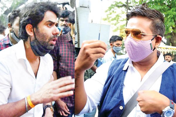 Actor Santhosh and Akul Balaji