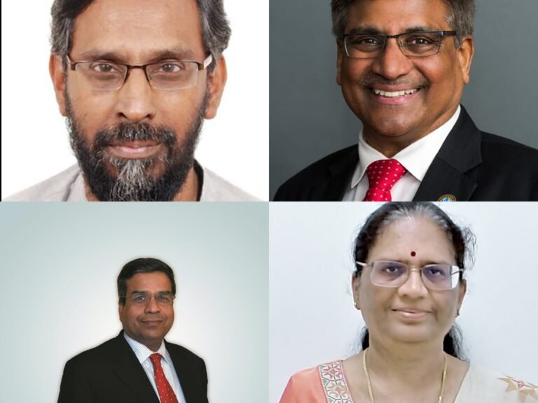 Four outstanding Scientists & Engineers selected for distinguished Alumnus/Alumna Award of IISc for Yr 2020