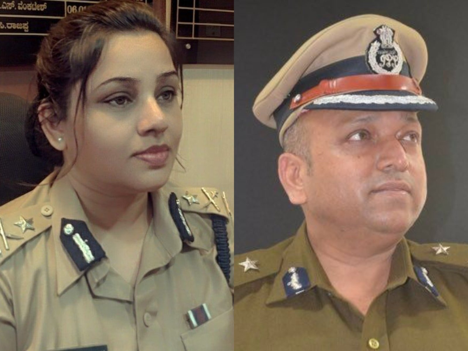 IPS D Roopa and IPS Hemat Nimbalkar