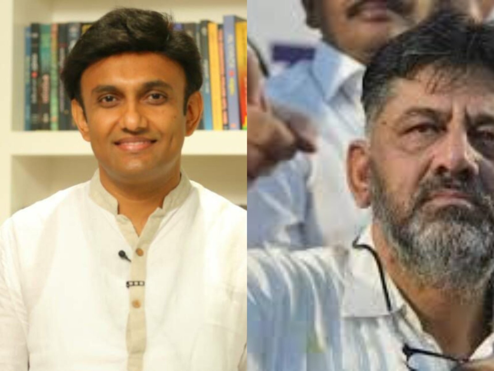 Sudhakar and DK Shivakumar