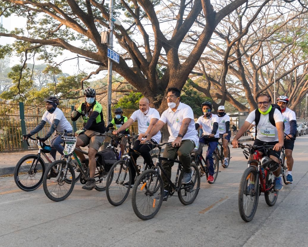 500 cyclists take part in 'Saksham Cyclothon' 1 500 cyclists take part in 'Saksham Cyclothon'    Event organised by GAIL to create awareness on fuel conservation