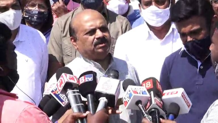 Chikkaballapur blast site Basvaraj Bommai1