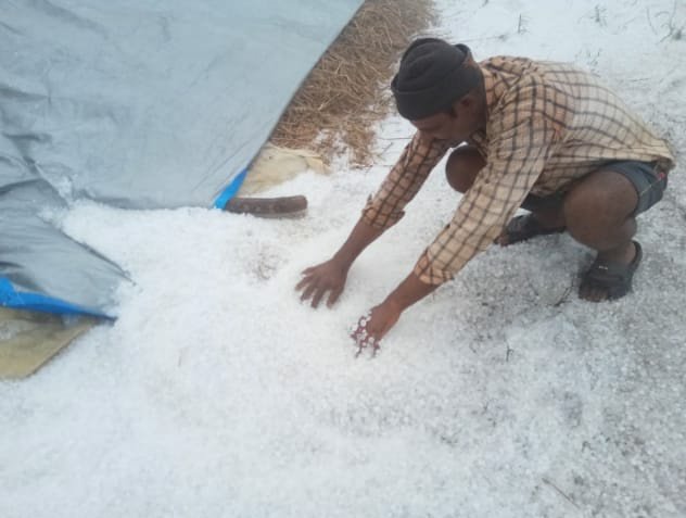 Hailstorm in Kodagu; rain surprises Bengalureans3