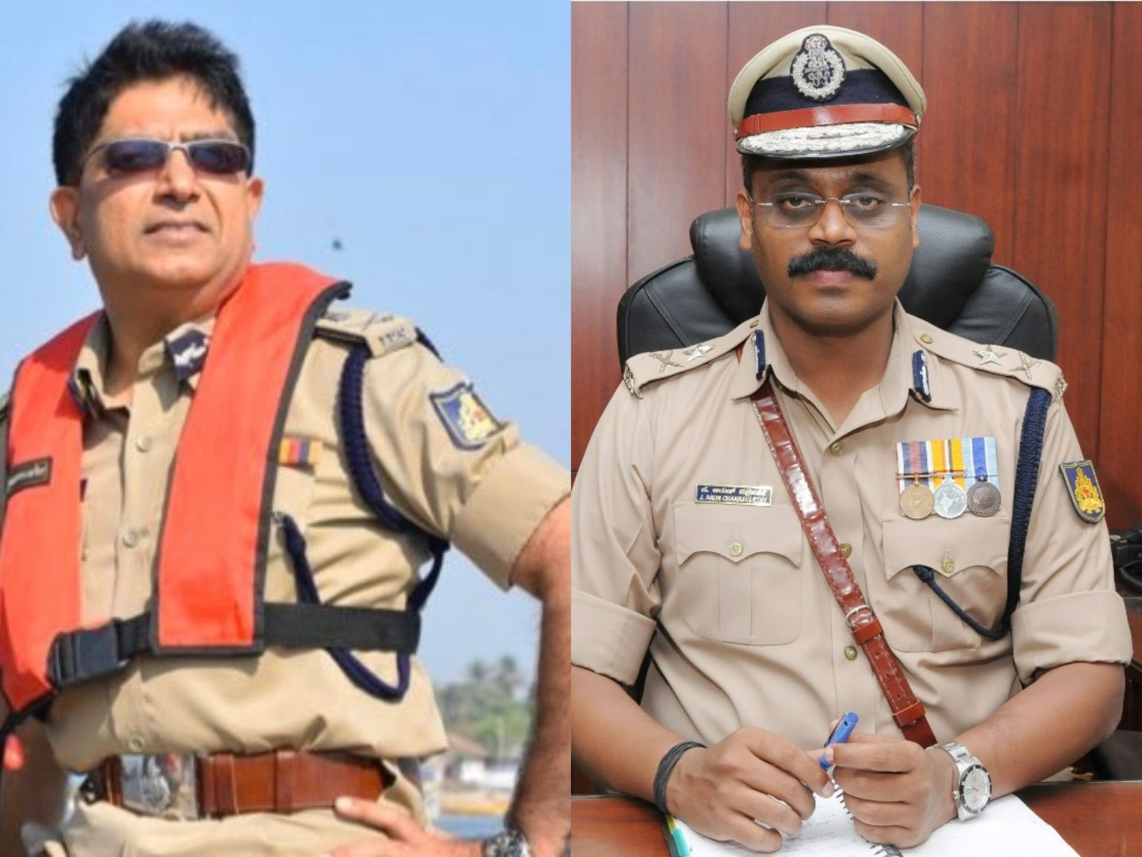 IPS Bhaskar Rao and IPS Arun Chakravarthy