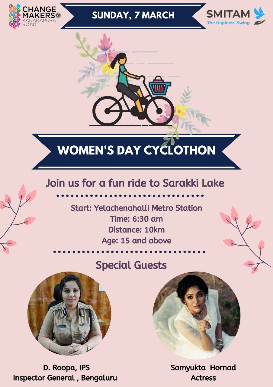 Sunday cyclothon to mark International Women's Day