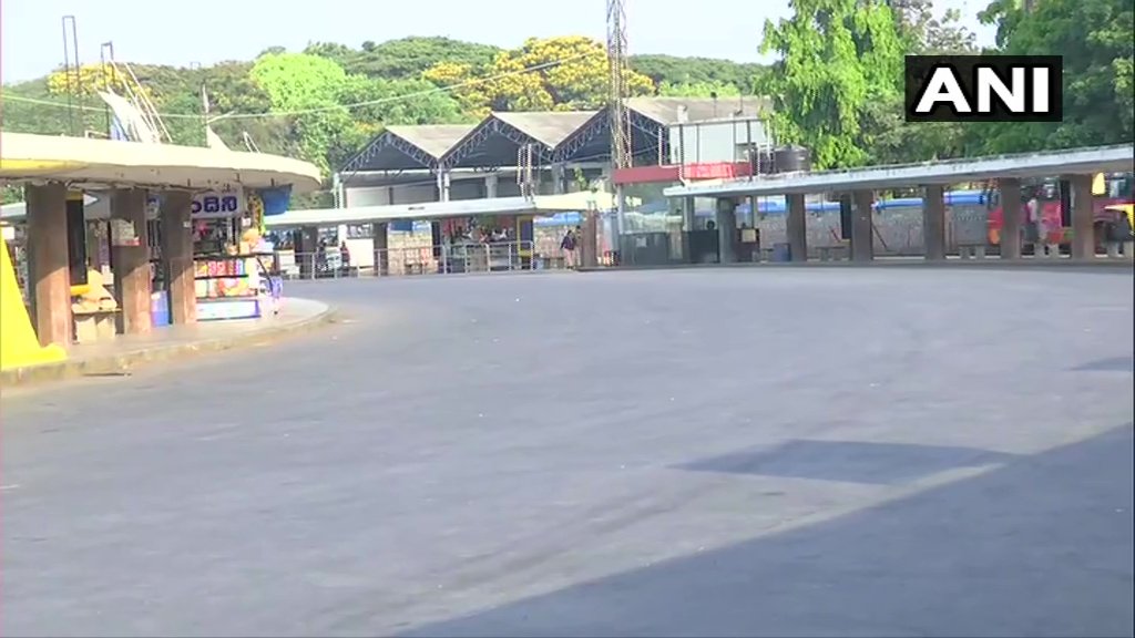 RTC workers' strike begins in Karnataka, bus services hit 1 Bus strike