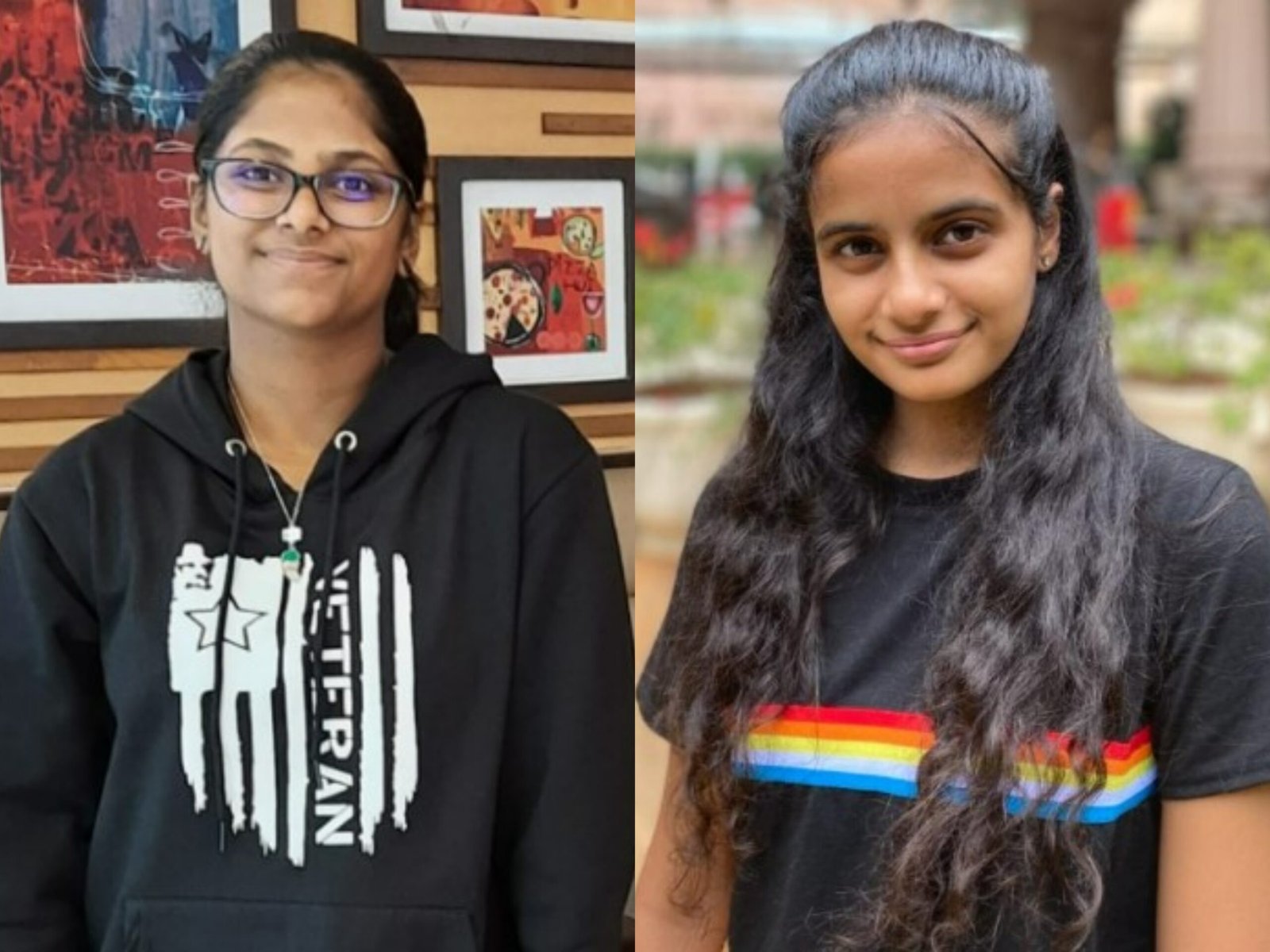 Sneha Raghavan and Shloka Ashok