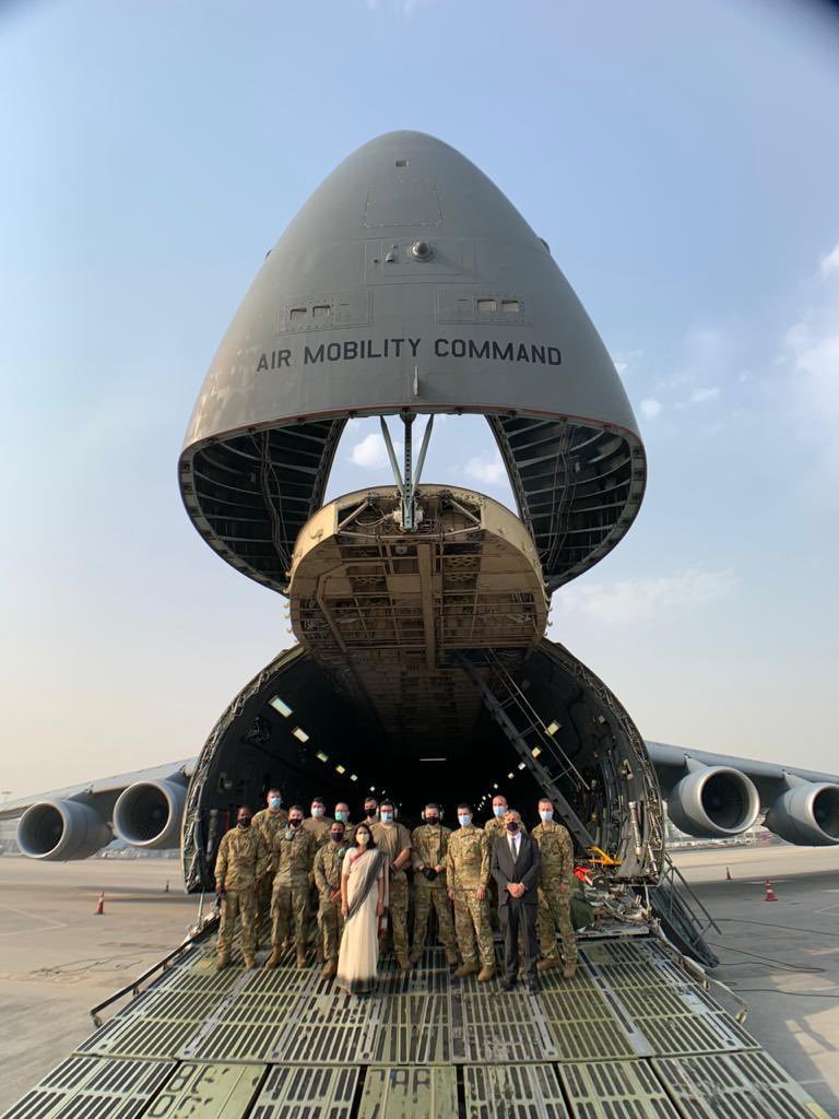 US begins Covid airlift to India 1 US begins Covid airlift to India2