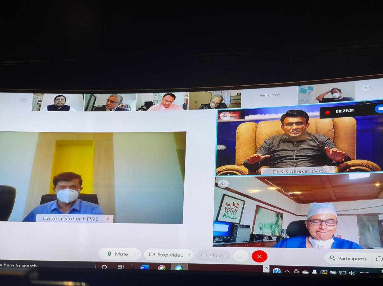 sudhakar Karnataka government, industrialists join hands to fight Covid-19