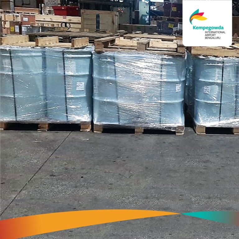 34,200 kg of oxygen production raw material lands at Bengaluru airport from Rome