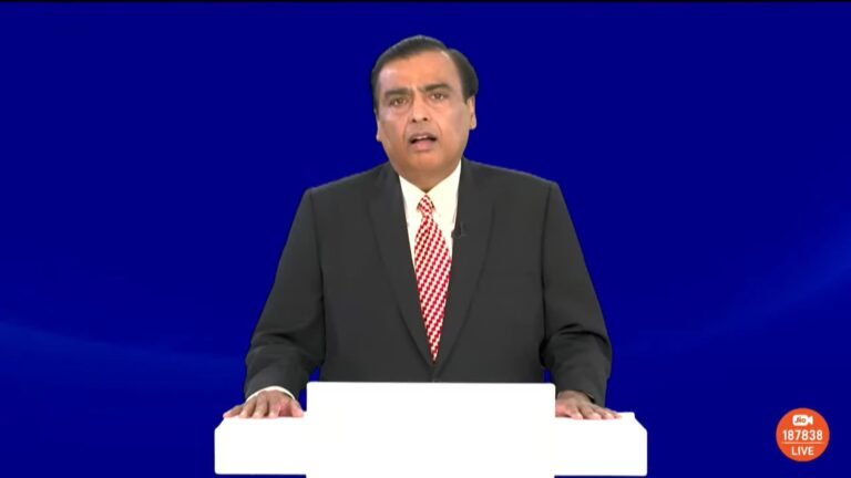 Watch Live 44th Annual General Meeting (Post-IPO) of Reliance Industries Limited (RIL) 10 Screenshot_357