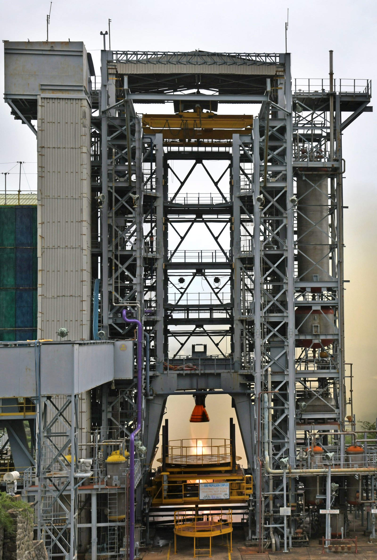 ISRO holds hot test of liquid propellant Vikas engine for ''Gaganyaan'' 1 ISRO holds hot test of liquid propellant Vikas engine for ''Gaganyaan''