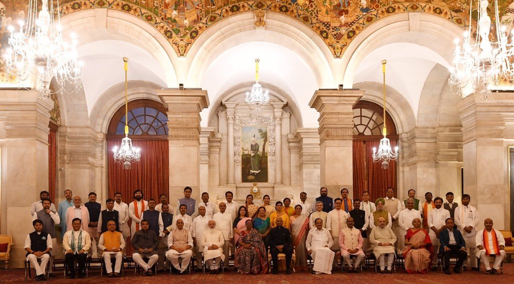 PM, congratulates all those inducted in Council of Ministers