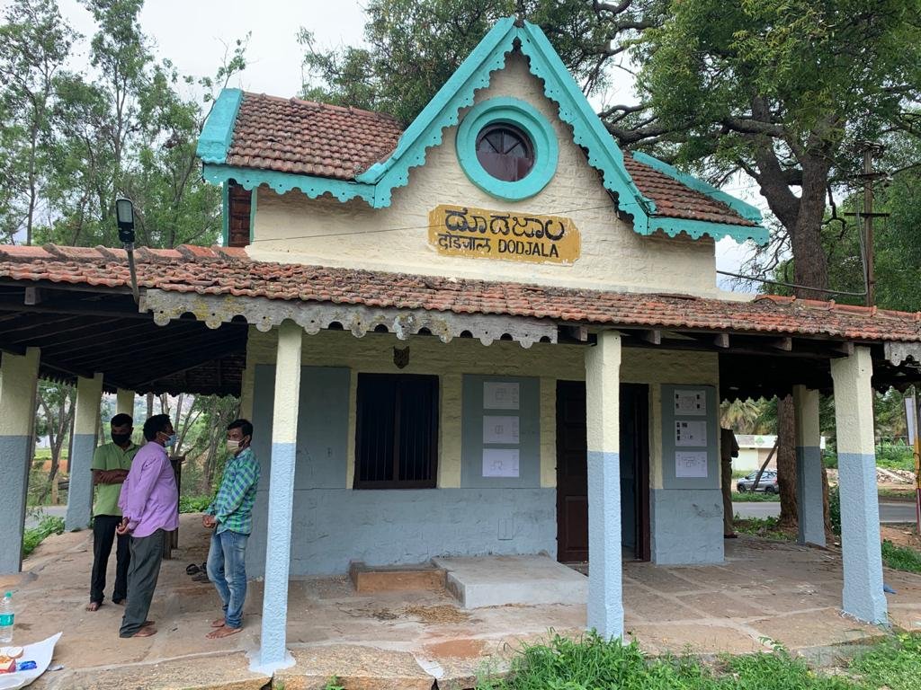 Restoration of Doddajala rail station begins 1 Restoration of Doddajala rail station begins