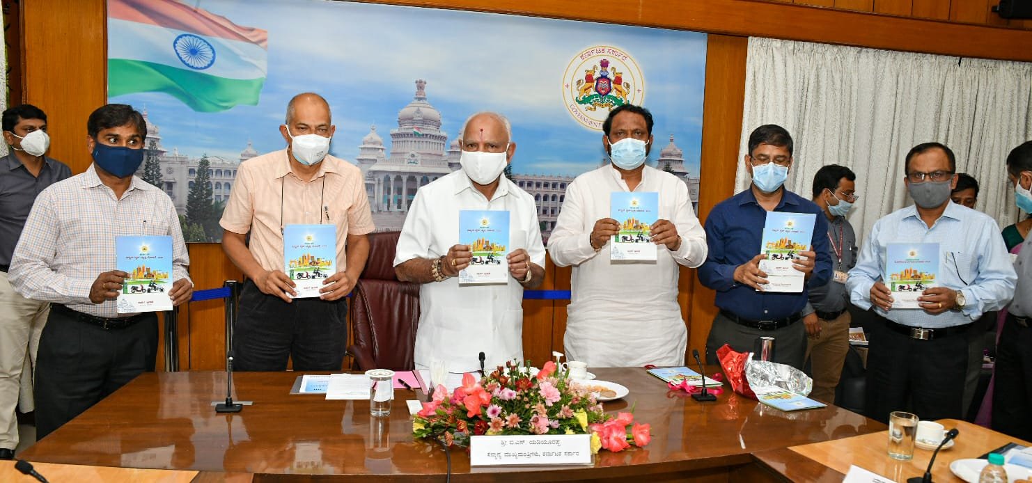 Yediyurappa unveils 'Karnataka Electric Bike Taxi Scheme - 2021' 1 Yediyurappa unveils 'Karnataka Electric Bike Taxi Scheme - 2021'