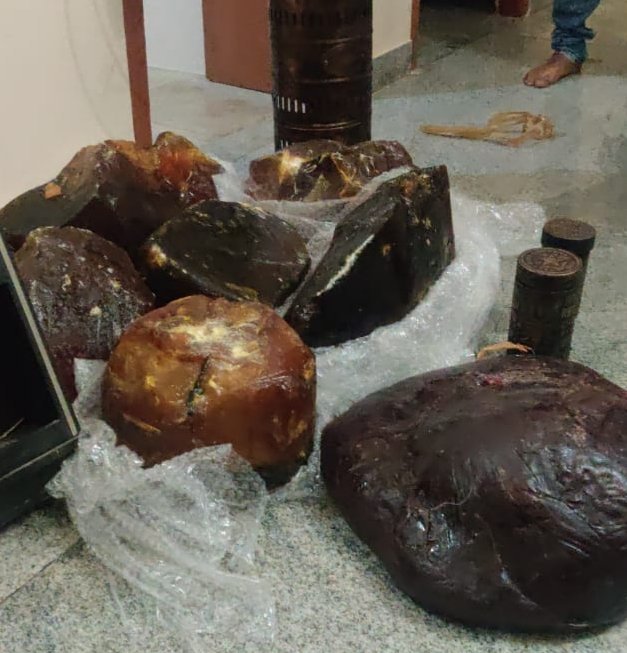 Bengaluru Cops arrests Five, Rs 80 crore worth ambergis, antique items seized 1 Bengaluru Cops arrests Five, Rs 80 crore worth ambergis, antique items seized
