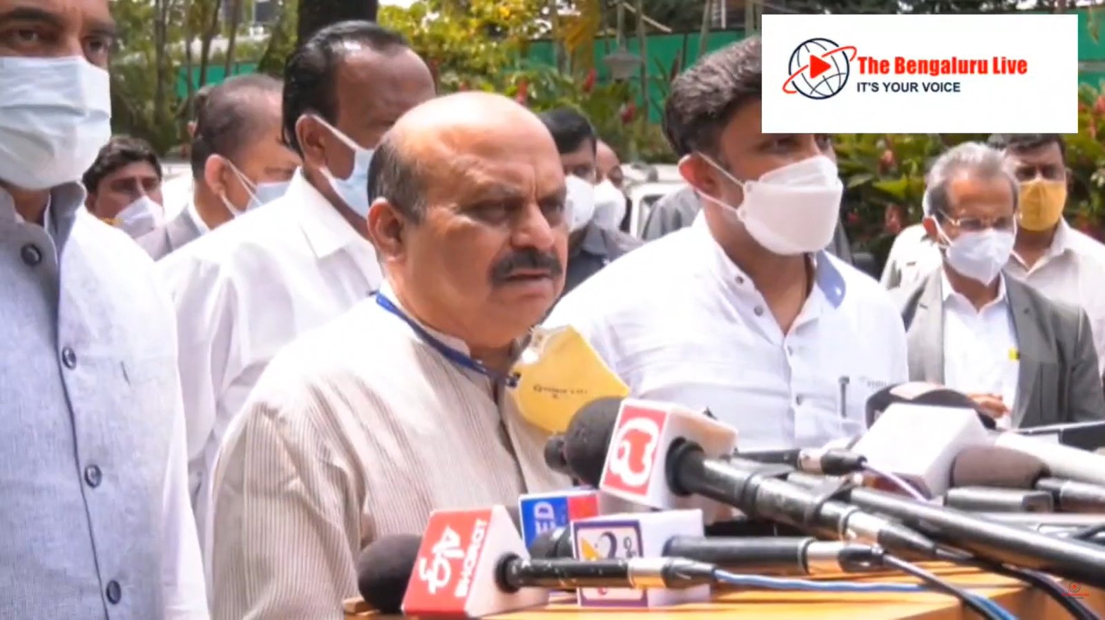 Bommai announcing night curfew