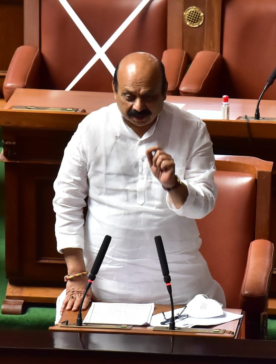 Bommai in assembly as CM