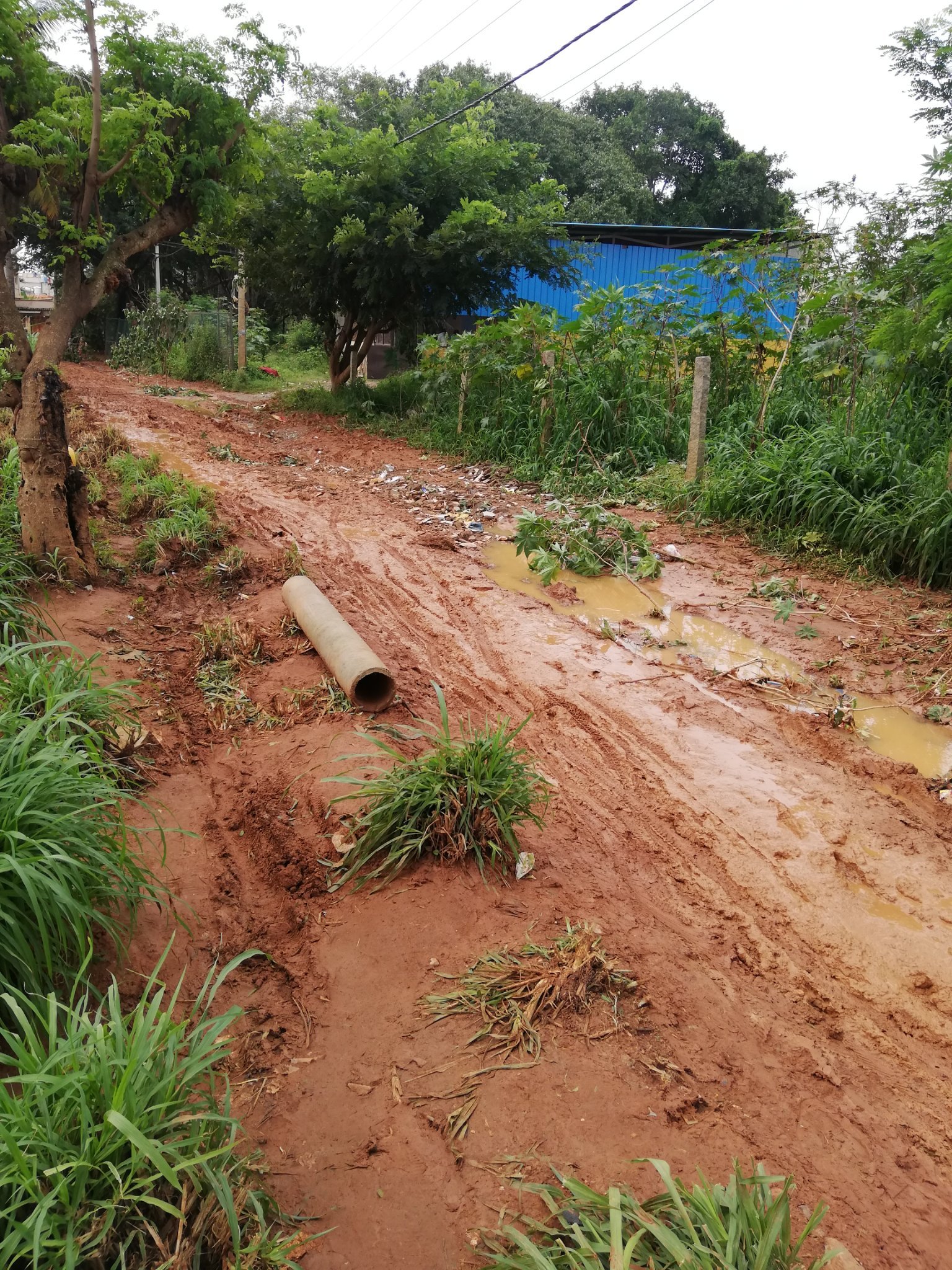 Road condition in Whitefield, Bengaluru