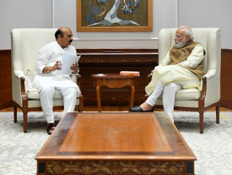Forget bitcoin row, work for Karnataka welfare: PM to Bommai