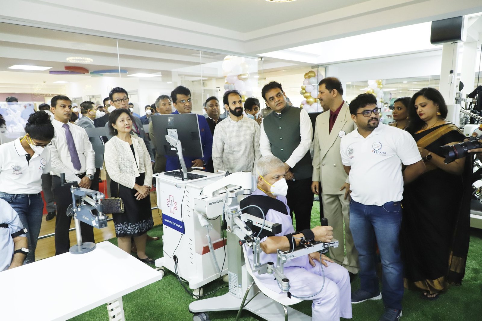 Bengaluru hospital launches robotic rehab treatment 1 Bengaluru hospital launches robotic rehab treatment Sakra Hospital