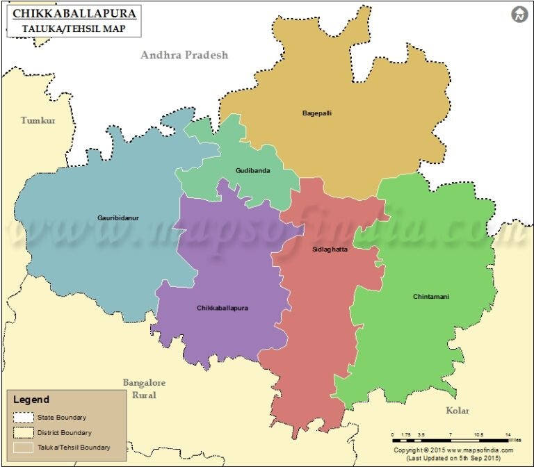 Chikkaballapura map
