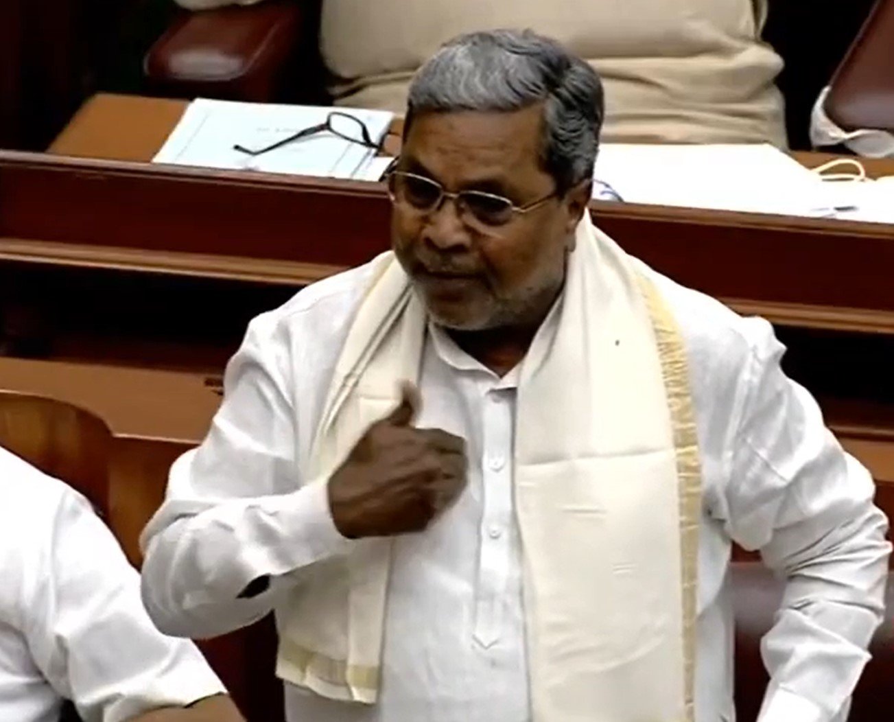 Siddaramaiah in Belgaum assembly