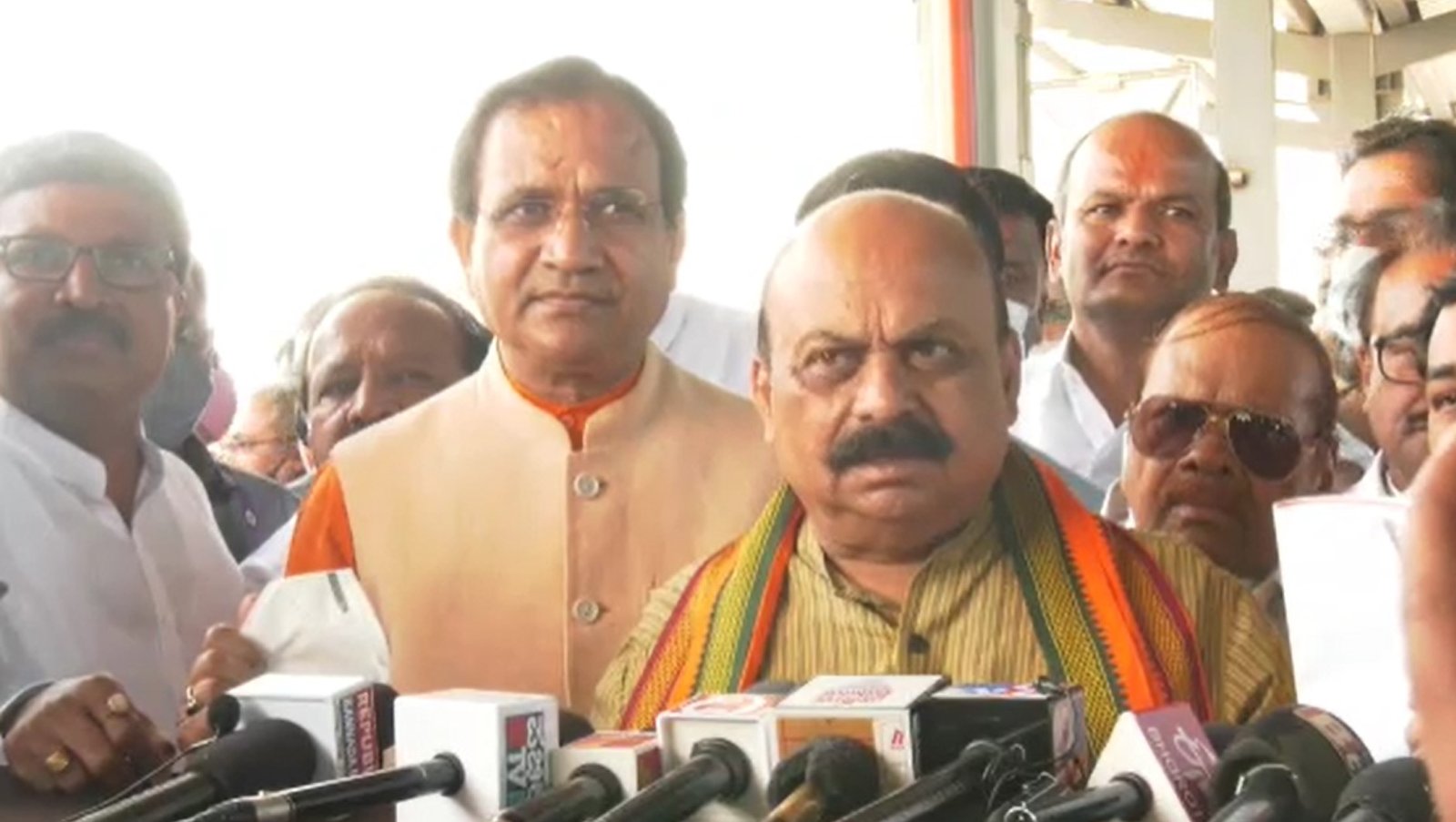 Checkposts will come up in border regions having village-to-village contact to stop COVID surge: Karnataka CM 1 Checkposts will come up in border regions having village-to-village contact to stop COVID surge Karnataka CM at Kalaburagi Airport