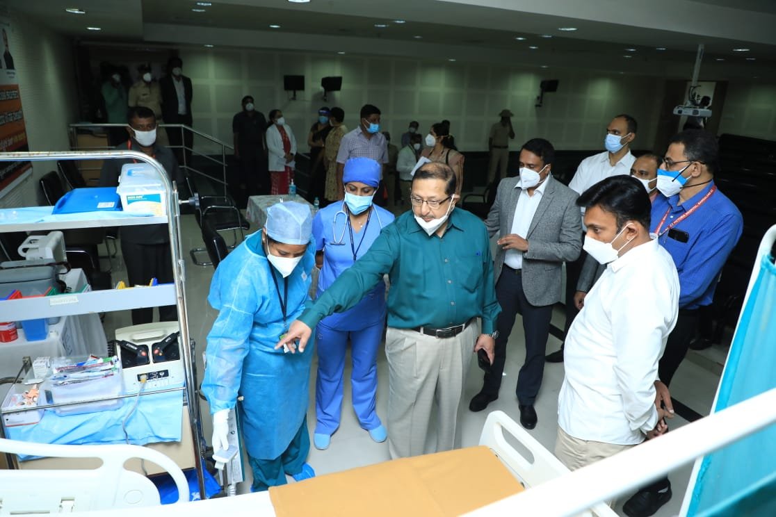 Covid infection fears: Karnataka Health Dept asks people to put off routine hospital visits 1 Dr Sudhakar K visited Victroria Hospital to review preparedness for treatment of Covid19