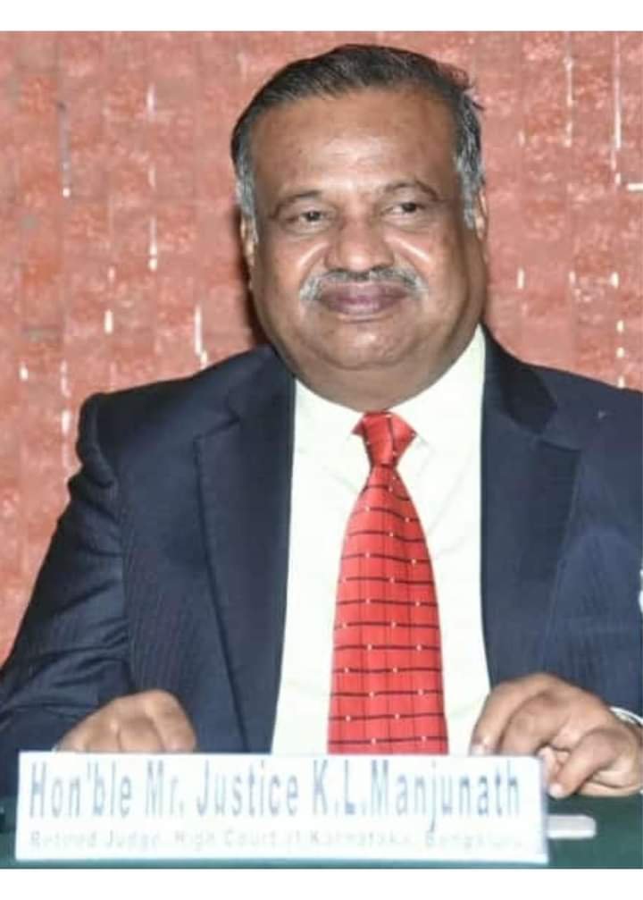 Retired HC Judge K L Manjunath no more 1 Retired HC Judge K L Manjunath no more