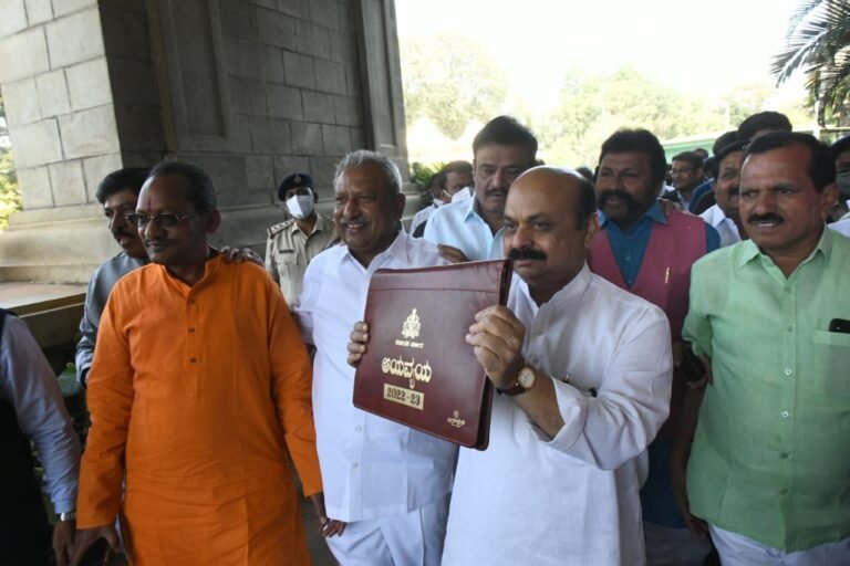 CM bommai budget presentation on March 4, 2022....