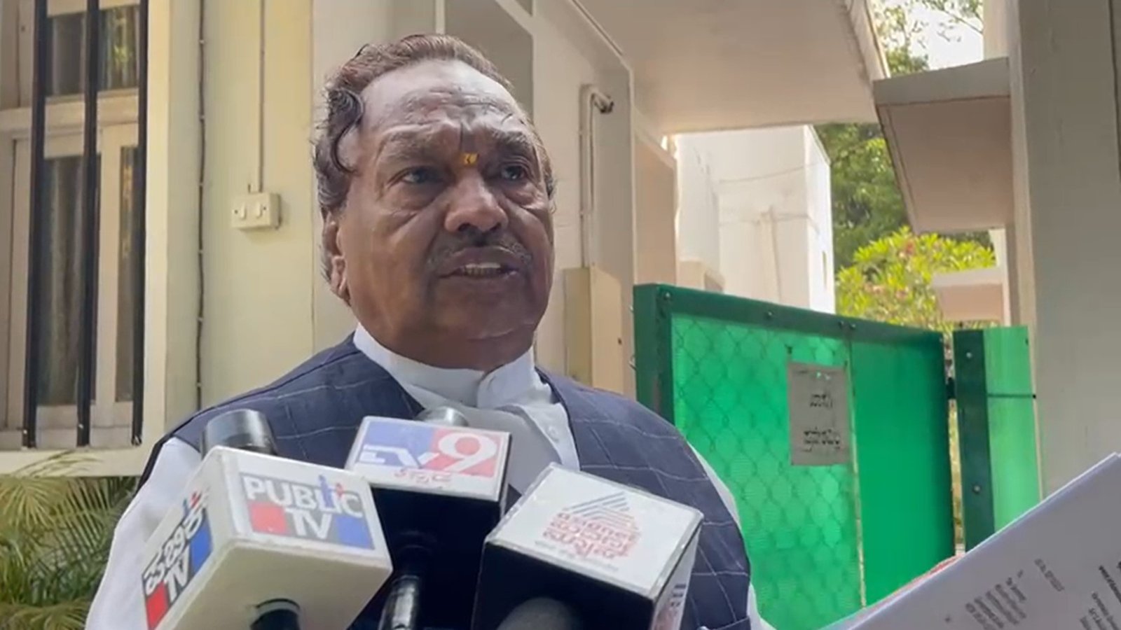 Karnataka Minister Eshwarappa rejects kickback allegations, calls it baseless