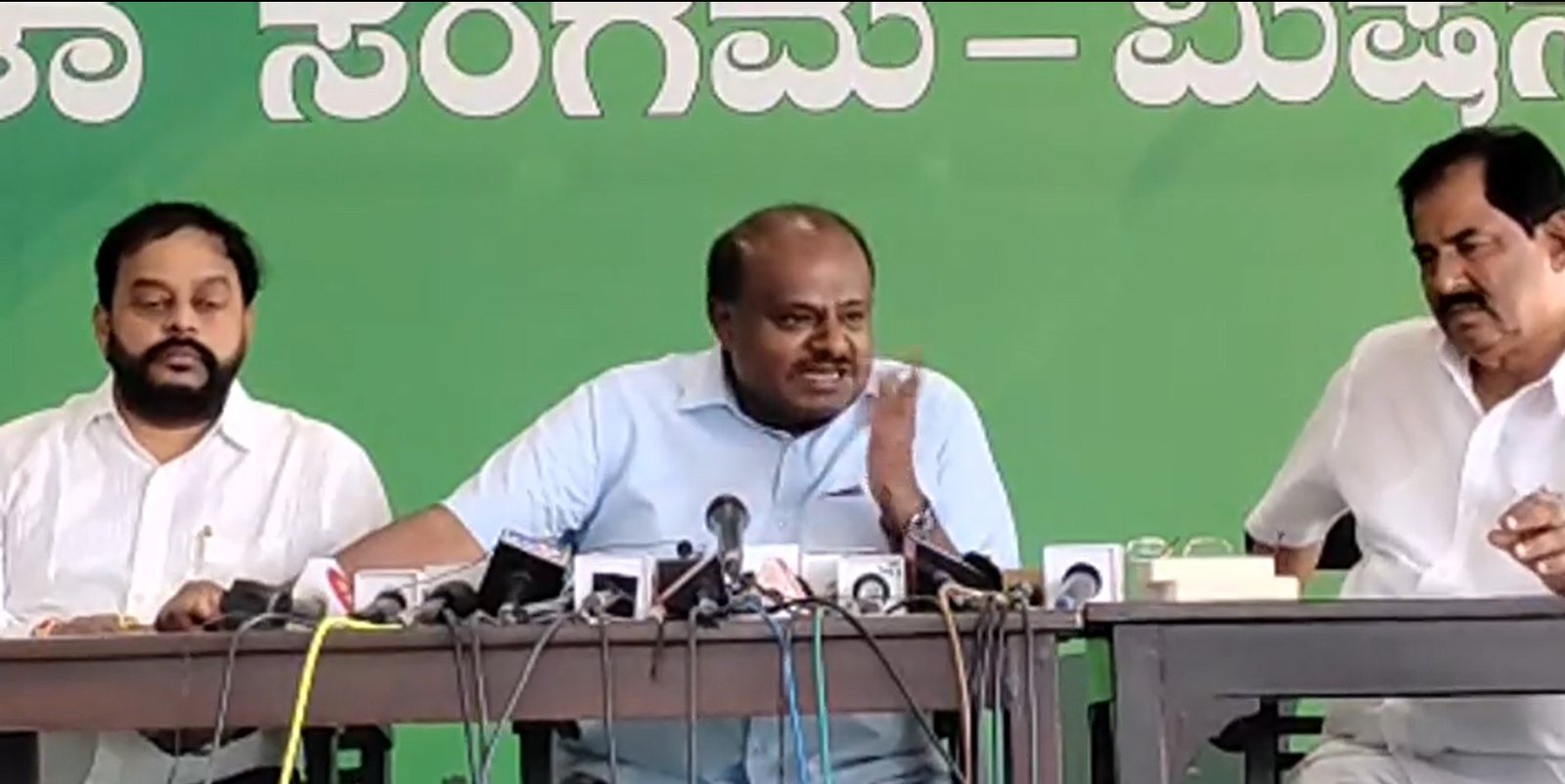 Former CM Kumaraswamy accuses BJP of raising emotive issues