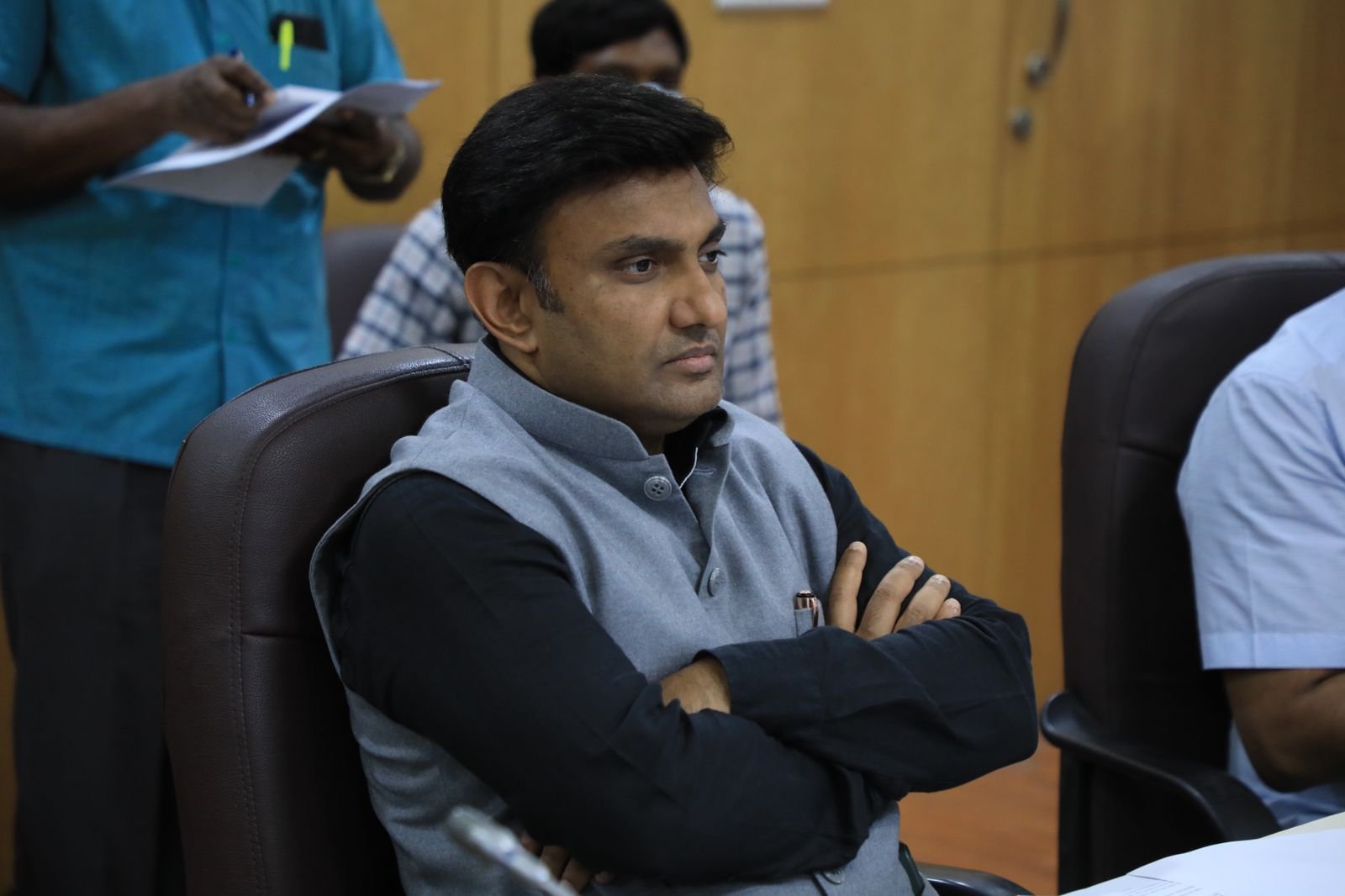 Dr K Sudhakar.