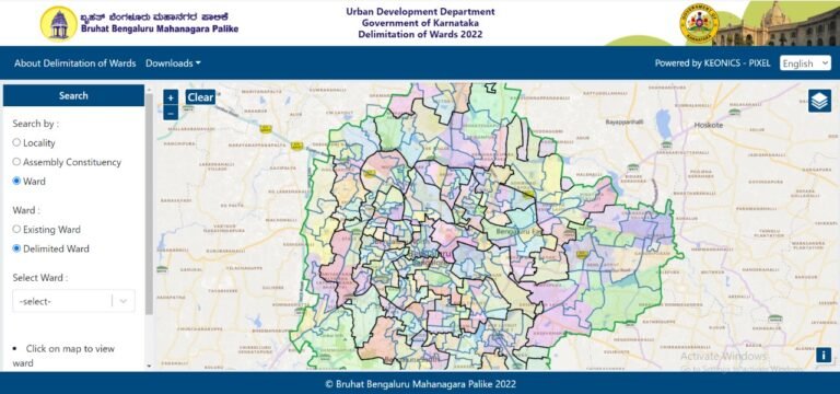 BBMP ward delimitation 2022