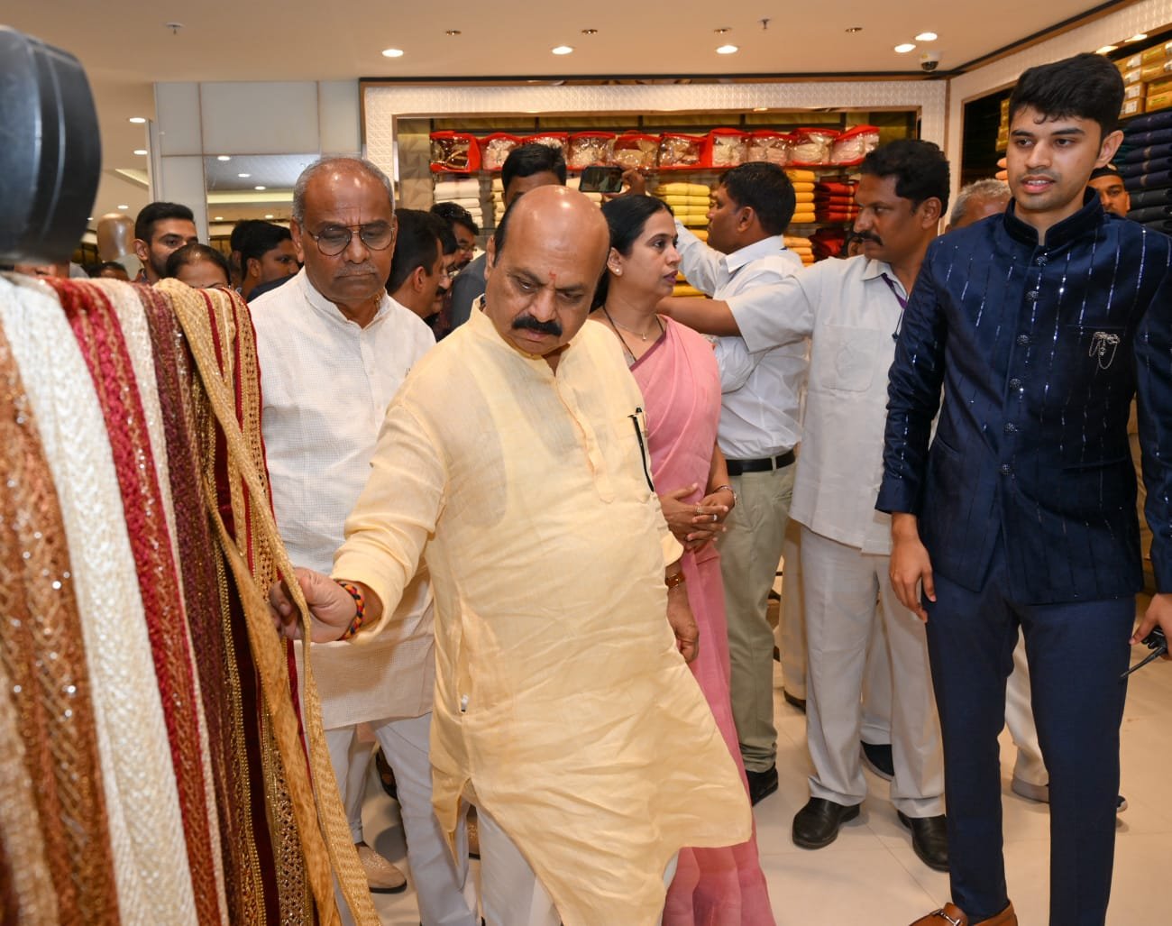 Work on Dharwad-Belagavi Railway project set to start soon: CM Bommai 1 Karnataka Chief Minister Basavaraj Bommai on Sunday said work on the Dharwad-Belagavi railway project would be launched soon. The Chief Minister was speaking after inaugurating a textile showroom at Tilakwadi here.