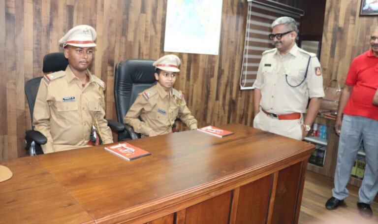 Bengaluru: 2 critically ill kids become cops for few hours