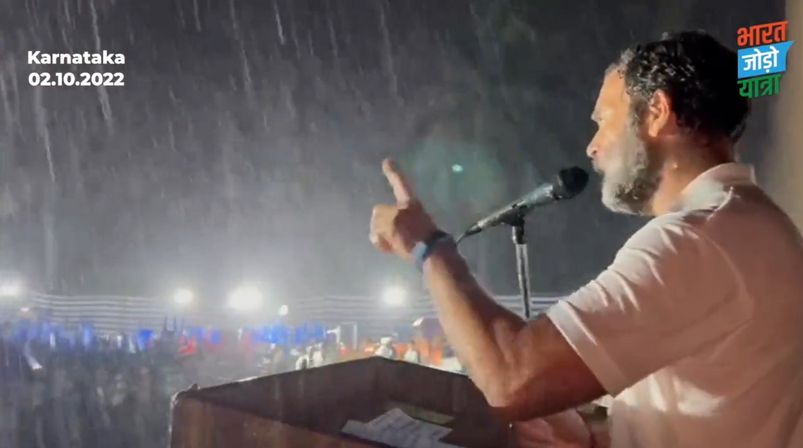 Drenched in rain, Rahul Gandhi says nothing can stop Bharat Jodo Yatra 1 Drenched in rain, Rahul Gandhi says nothing can stop Bharat Jodo Yatra